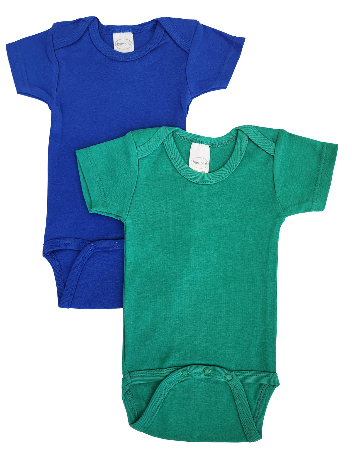 Unisex Baby 2 Pc Onezies - Blue/Green