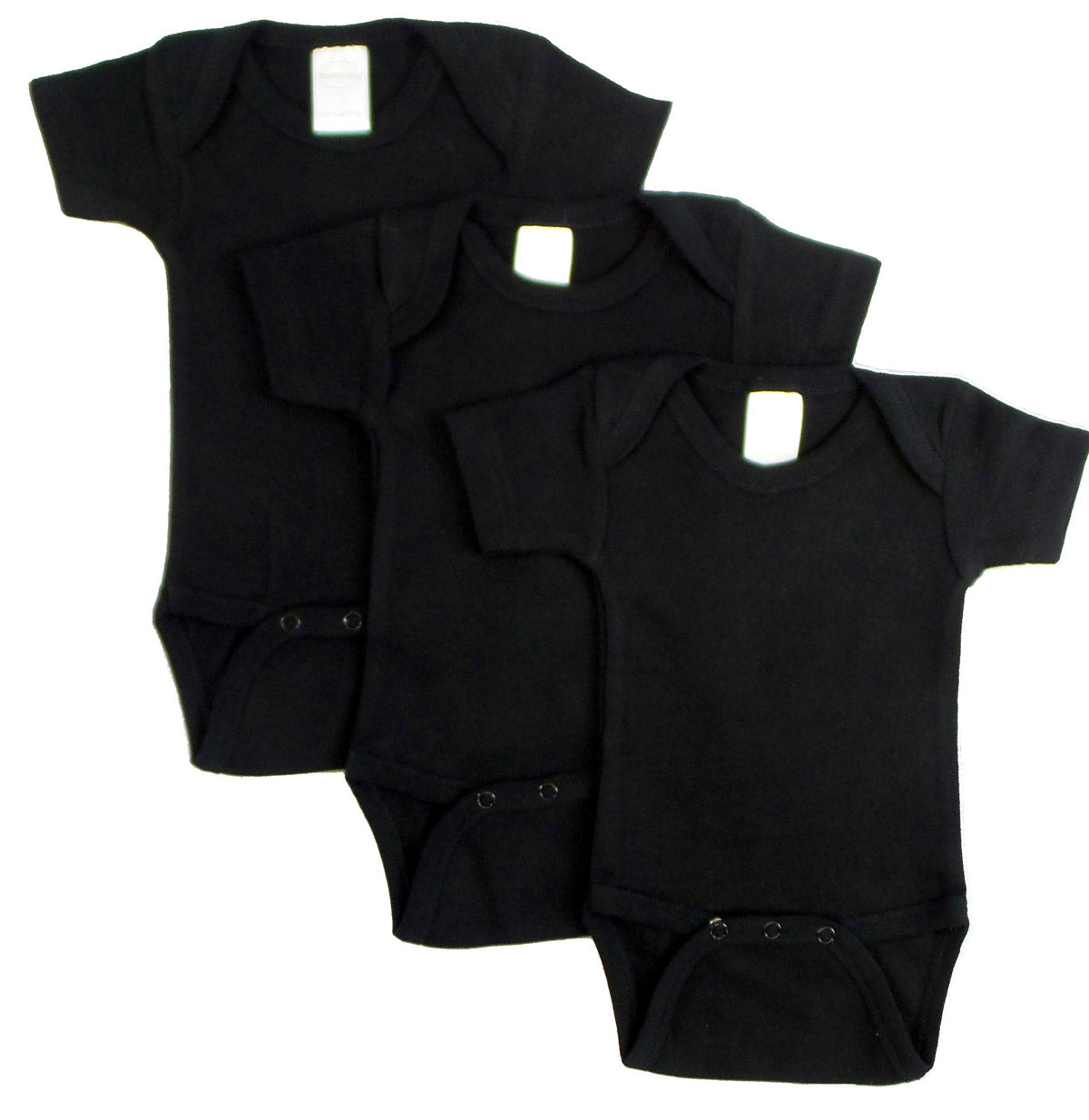 Black Onezie (Pack of 3) - Black