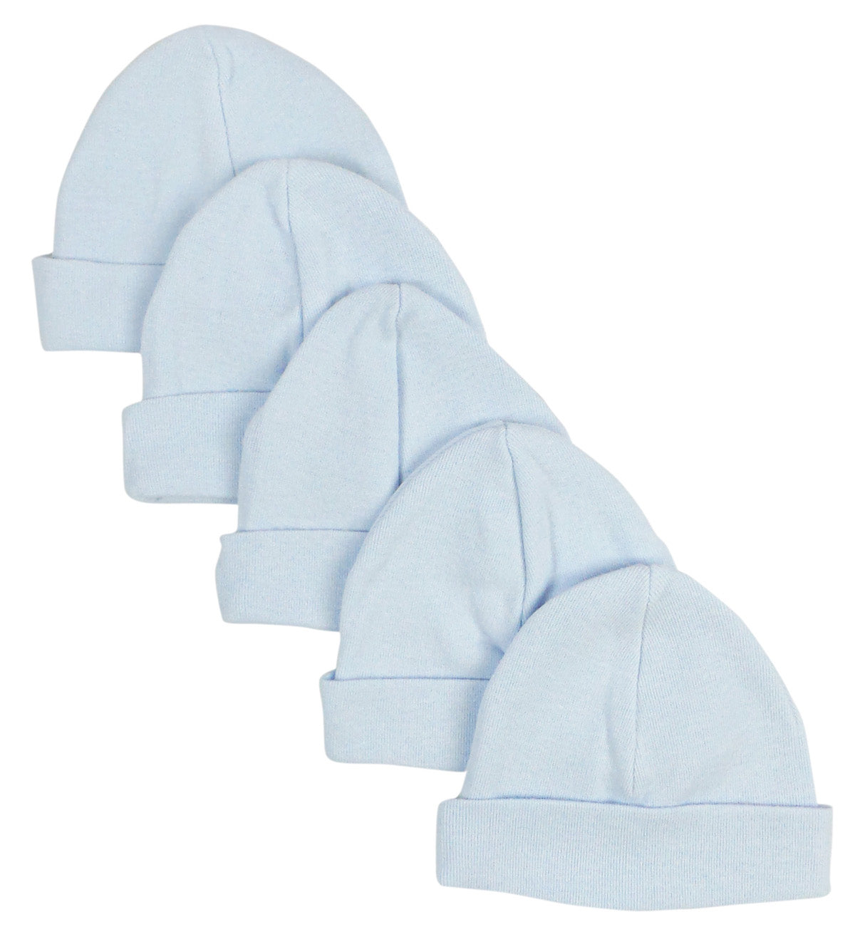 Blue Baby Cap (Pack of 5) - Blue