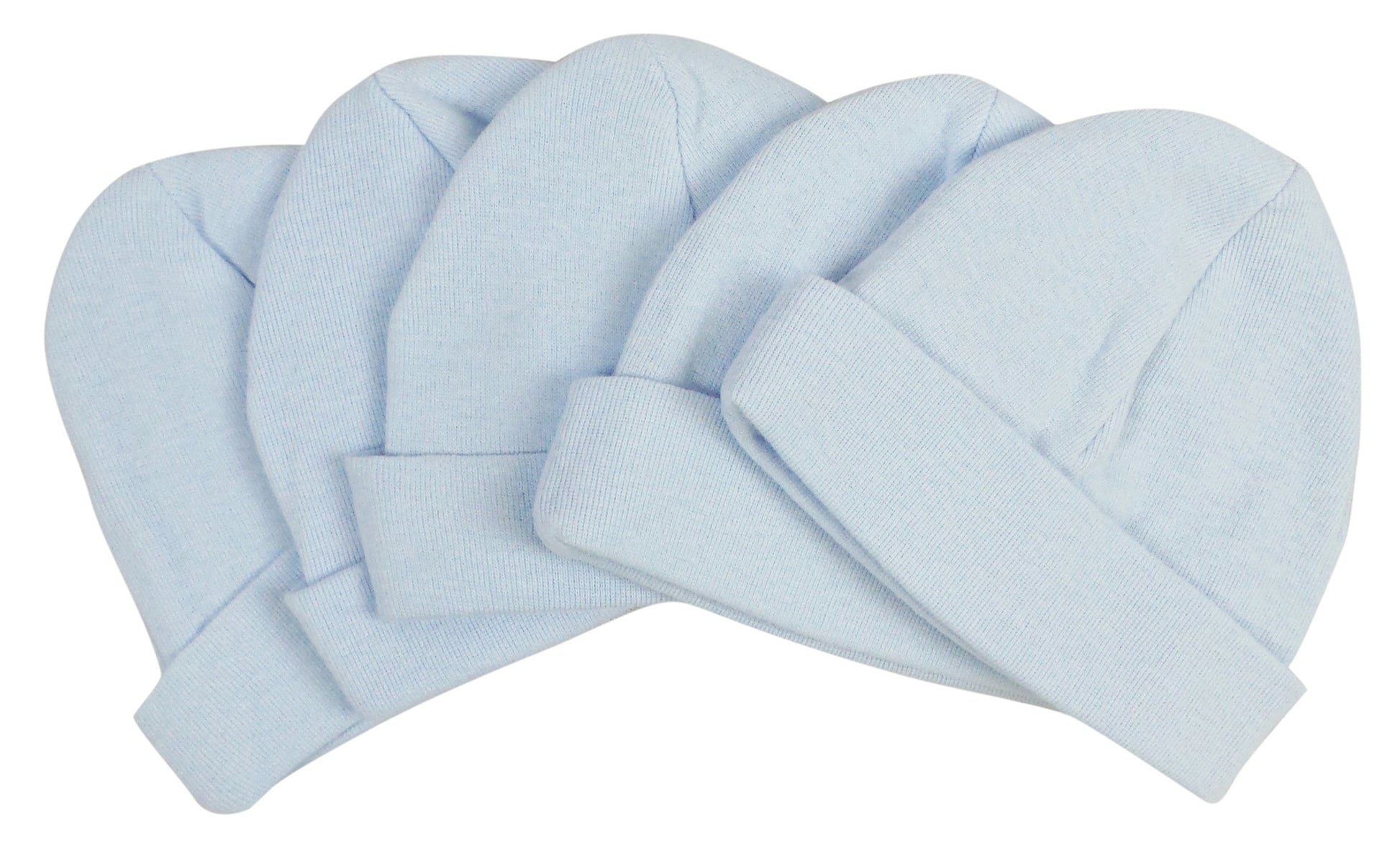 Blue Baby Cap (Pack of 5) - Blue