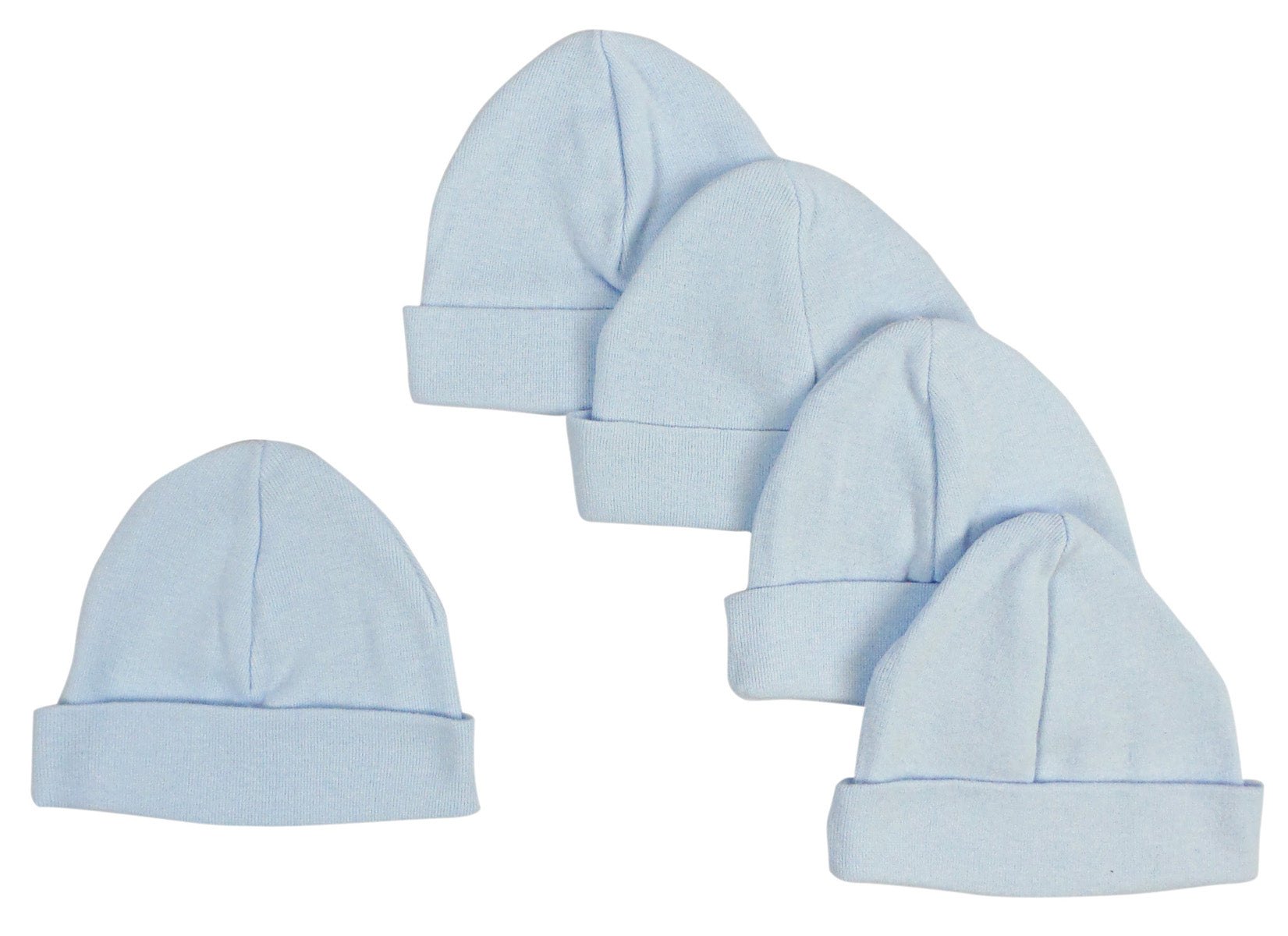 Blue Baby Cap (Pack of 5) - Blue