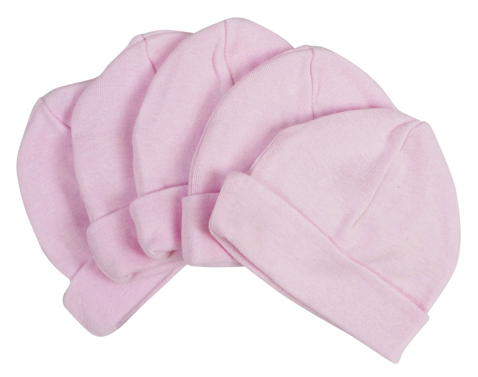 Pink Baby Cap (Pack of 5) - Pink