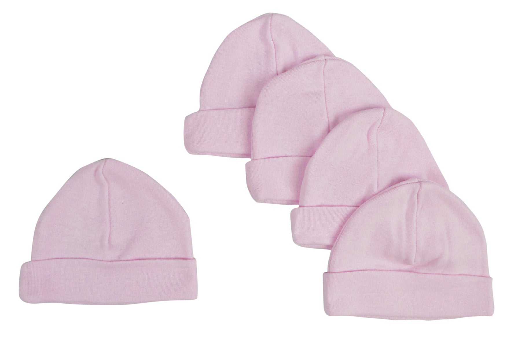 Pink Baby Cap (Pack of 5) - Pink