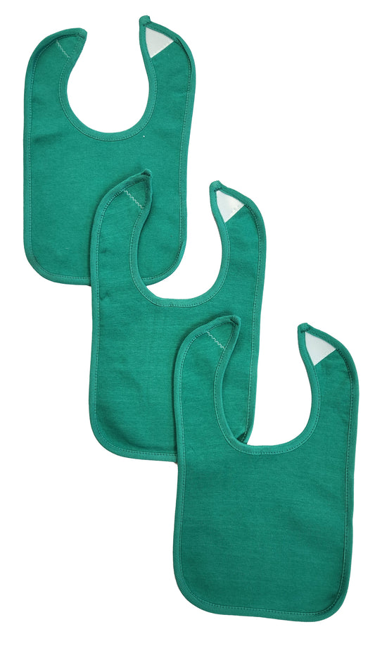 2 Baby Bibs - Green