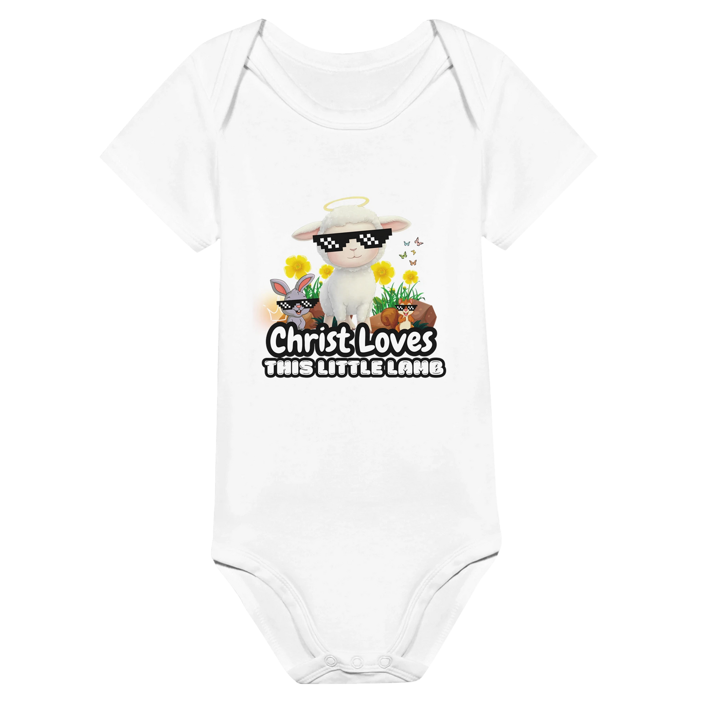 Christ Loves This Little Lamb Kids & baby clothing