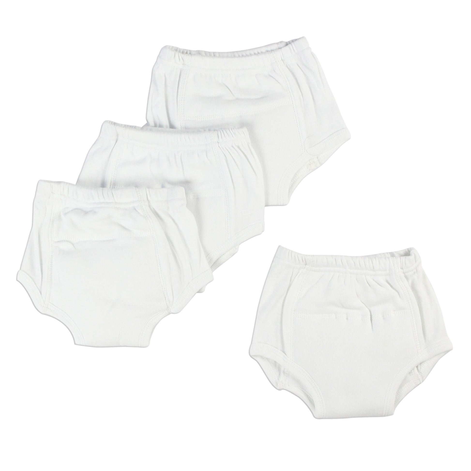 White Training Pants 4-Pack - White