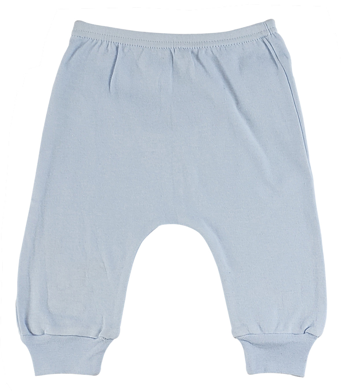 Infant Blue Jogger Pants - White