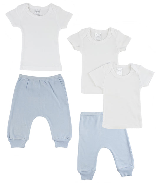 Infant T-Shirts and Joggers - Blue/Blue