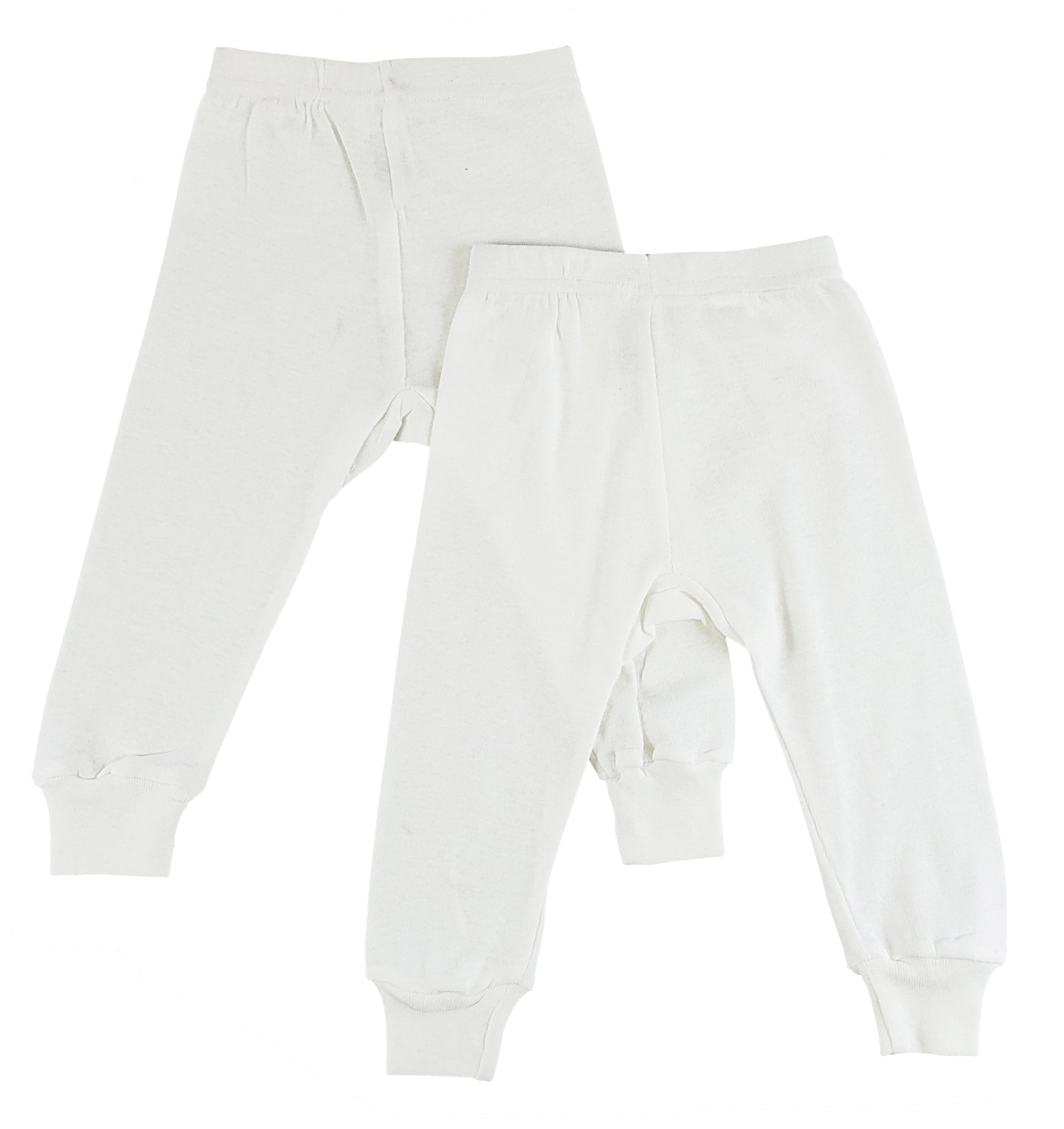 White Long Pants - 2 Pack - White