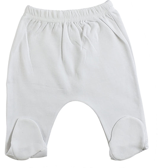 White Closed Toe Pants - White