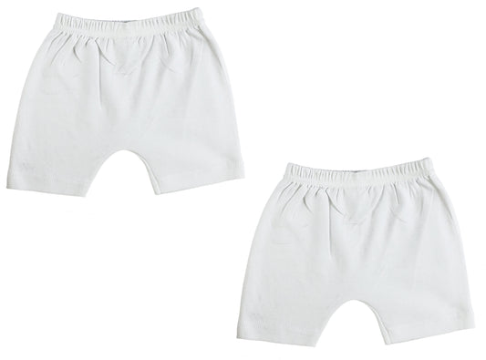 Infant Shorts - 2 Pack - White