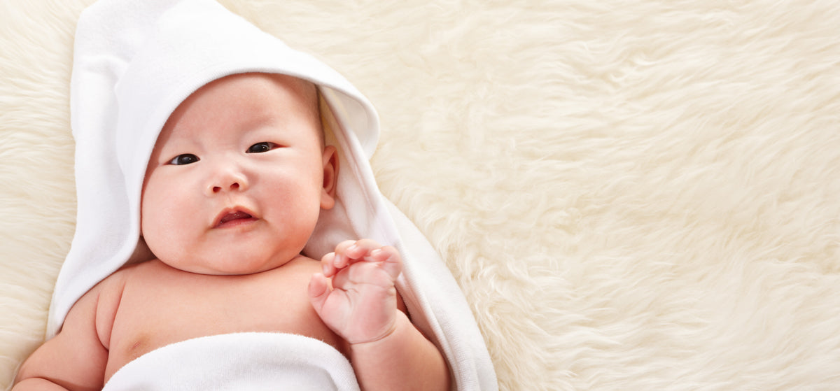 White Infant Mittens and Booties - White