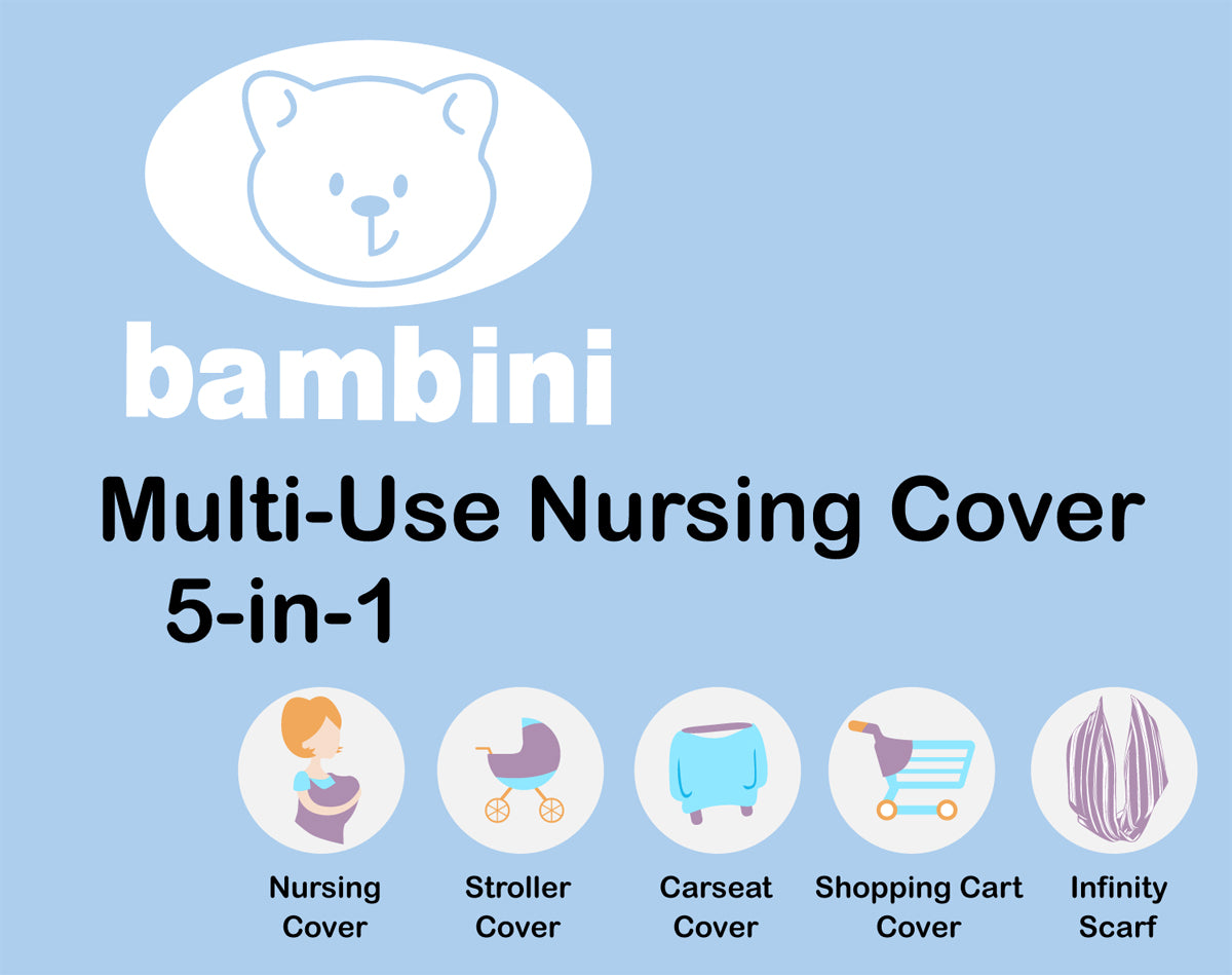 Baby Nursing Cover Breastfeeding Privacy Cover - White